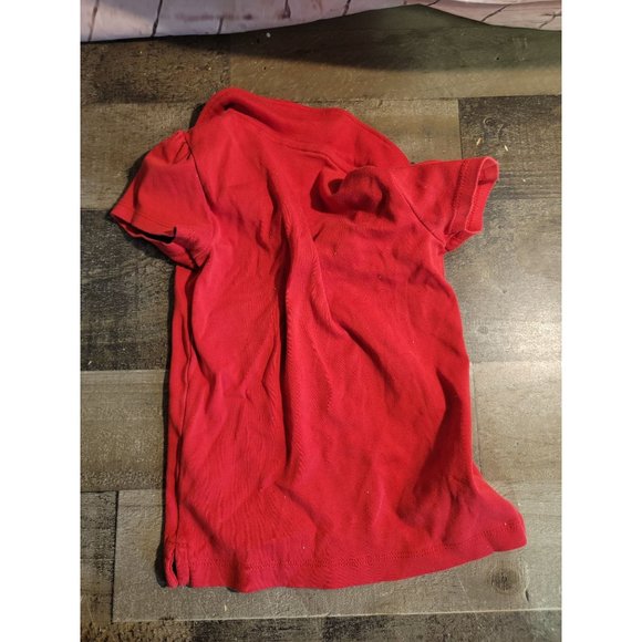 Red youth quarter button up shirt - Picture 4 of 4